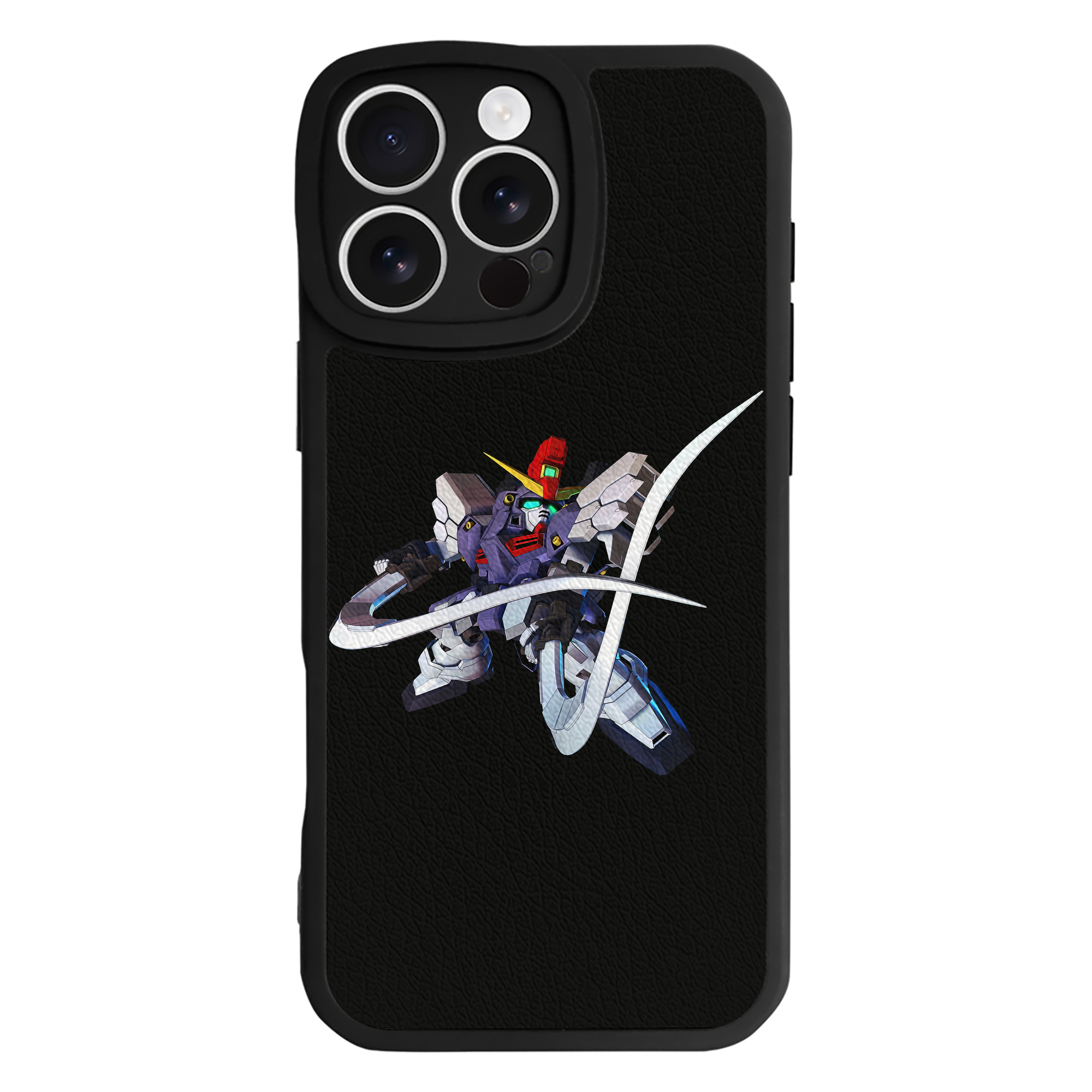 （画像用） 機動戦士ガンダム Mobile Suit Gundam 【iPhone 16シリーズ対応】シリコンスマホケース（レザー調） 材質：シリコン